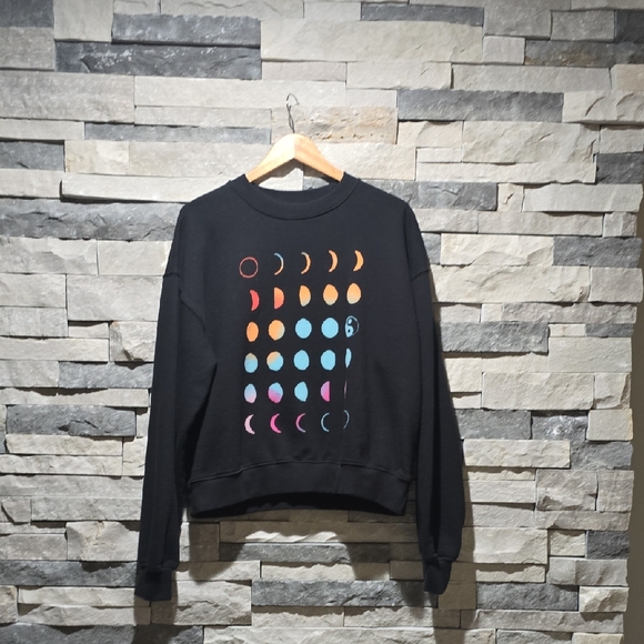 Spiritual Gangster Tops - Spiritual Gangster Black Sweatshirt New Without TAG Sz Large